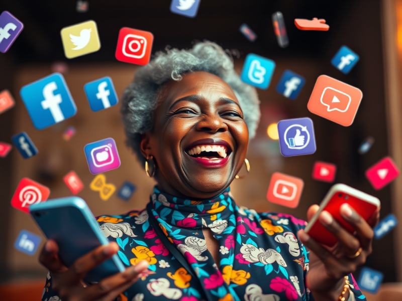 Laughing Amidst Chaos: Finding Balance in Social Media Consumption:  Don’t Get Caught&nbsp;Up!
